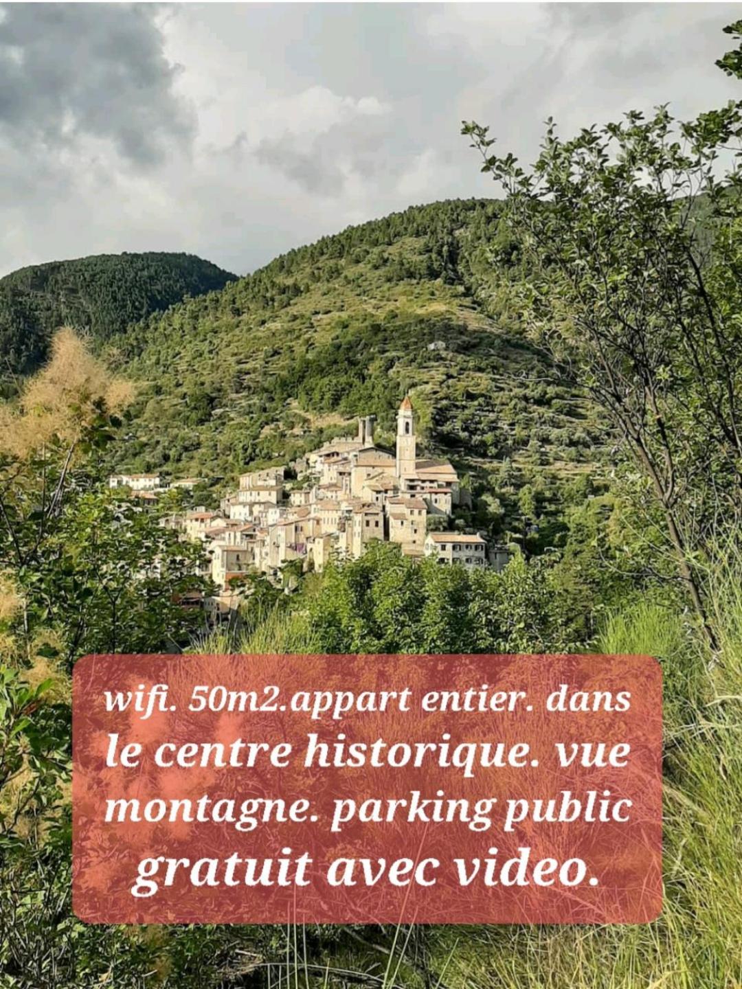 Gite Des Remparts Lucéram Exteriér fotografie